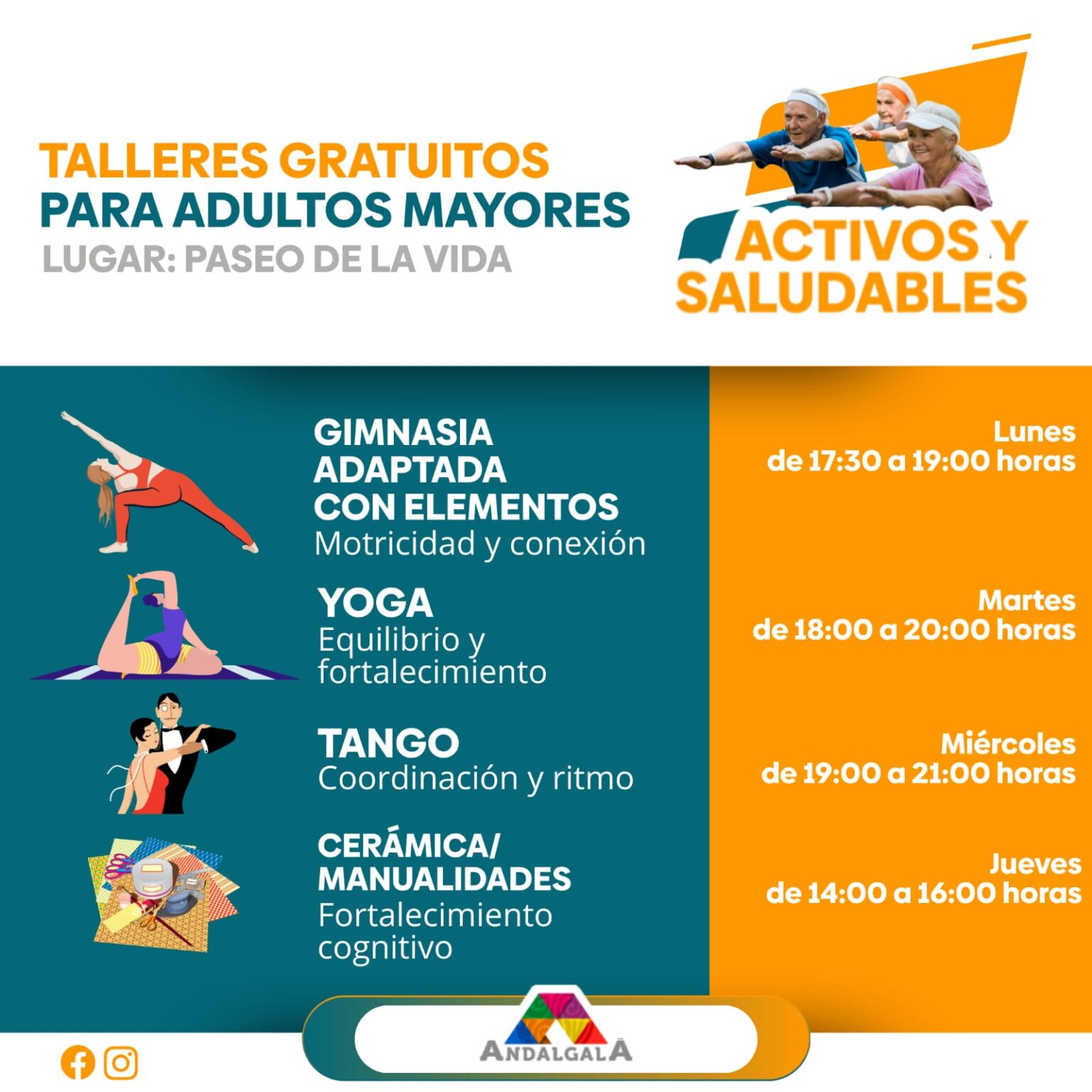 Talleres Gratuitos Para Adultos Mayores Fm La Perla